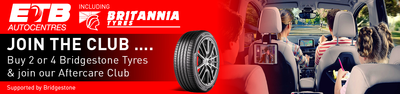 Buy 2 or 4 Bridgestone tyres of any size for any car offer